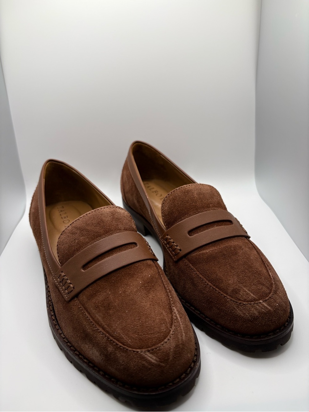Talbots Women’s Chestnut Brown Suede Penny Loafers - Picture 3 of 3